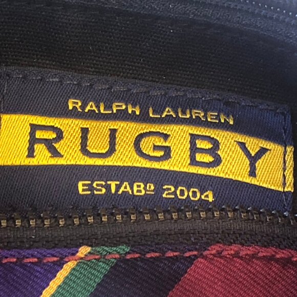 Ralph Lauren Rugby Silk Wristlet Skull & Crossbones Zipper Closure - Picture 4 of 14